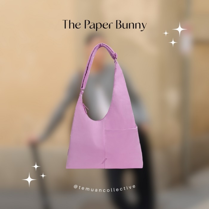The Paper Bunny The Midi Arc / ARC Nylon Hobo Bag - TPB ThePaperBunny SingaporeClassicWaterResistant