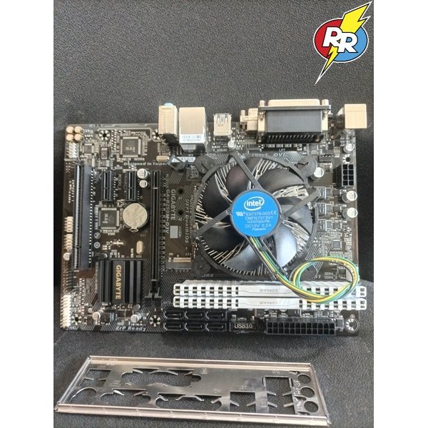 Motherboard Mainboard Mobo Pc Gigabyte GA - B250M - D3V paket prosesor Intel core i5 7600 3.50 Ghz a