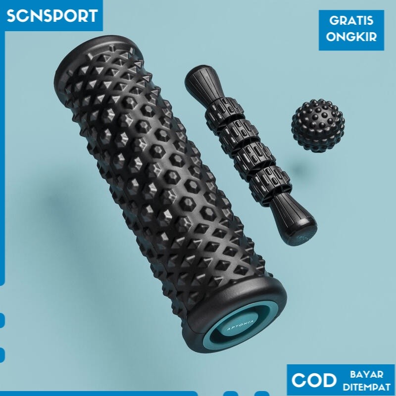 Aptonia Massage Kit: Massage RollerFoam Roller, Ball, Massage Stick  8585293 SP1