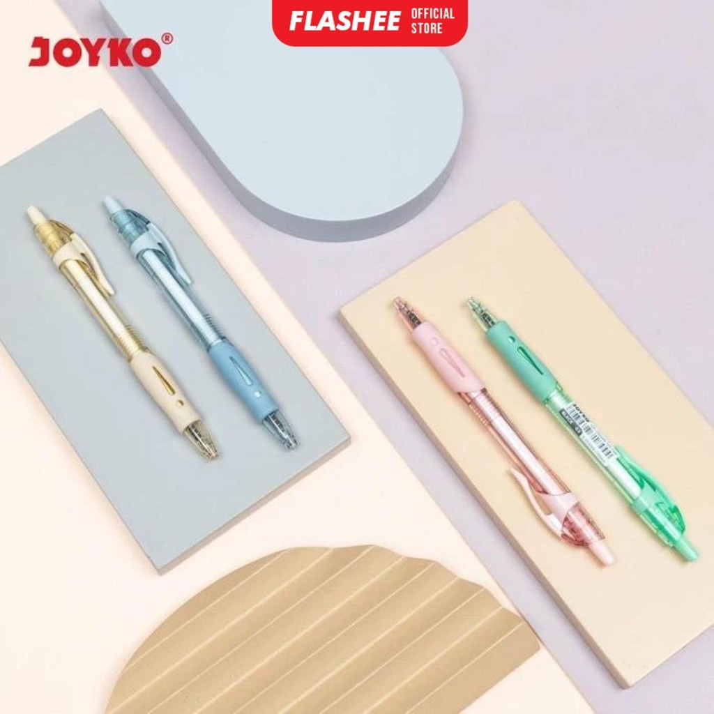 

Flashee 1 Pack Gel Pen Pulpen Pena Joyko GP-265AN Q4 Gel 0.5 mm Bolpen