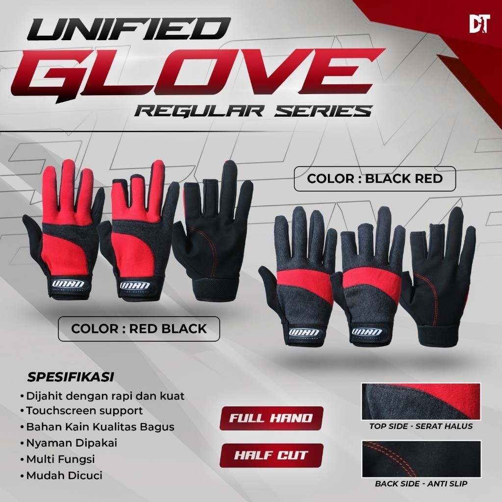 Glove Unan Jigging Popping Multi Purpose Sarung Tangan Mancing
