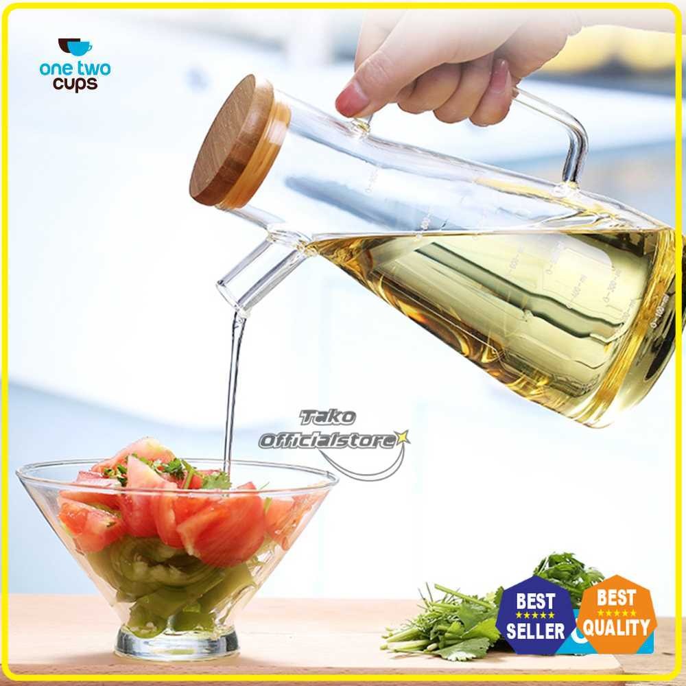 

One Two Cups Botol Minyak Borosilicate Glass Oil Pot 900ml - S2079