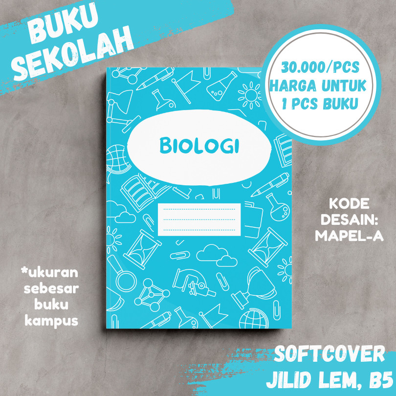 

BUKU TULIS SEKOLAH TEMA MATA PELAJARAN UKURAN B5 JILID LEM