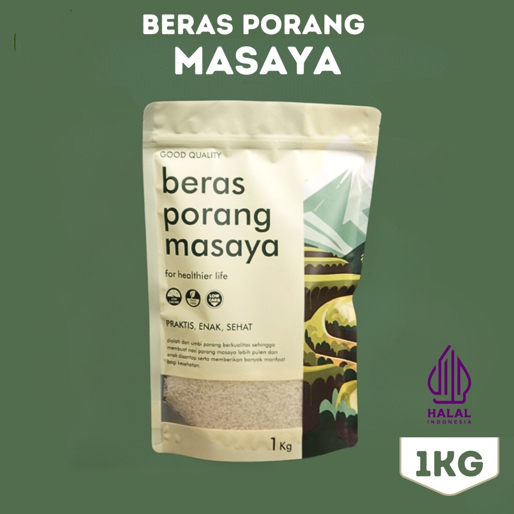 

Masaya Beras Porang 1kg | Instant Konjac Rice - Mudah & Praktis
