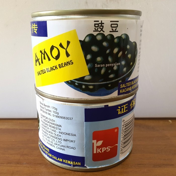 

AMOY SALTED BLACK BEANS / TAUSI / KACANG HITAM KALENG 170gr