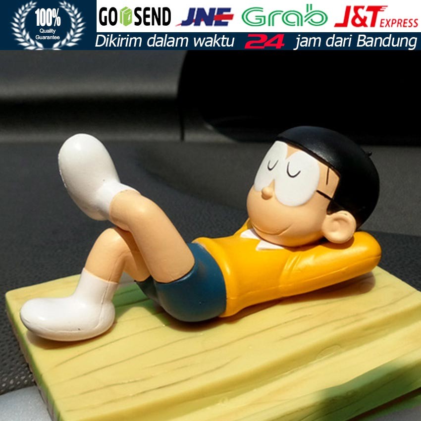 Action Figure Pajangan Mobil Nobita / Doraemon Nobita Sleeping Action Figure PVC / Mainan Static Fig