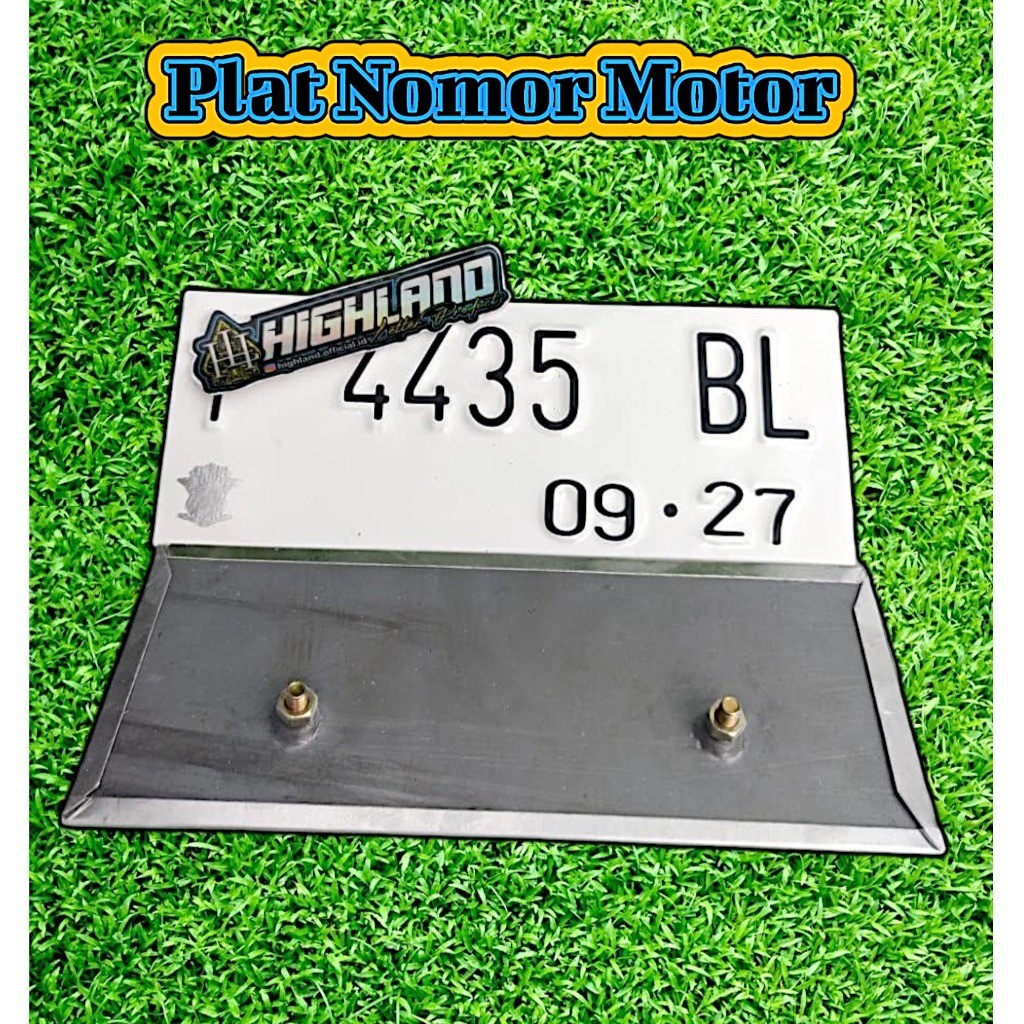 Plat Custom Motor Kecil Baut Tanam