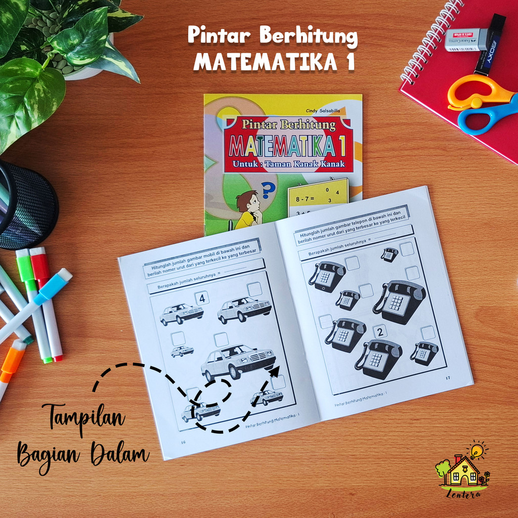 Buku Belajar PINTAR BERHITUNG MATEMATIKA untuk PAUD, TK dan SD