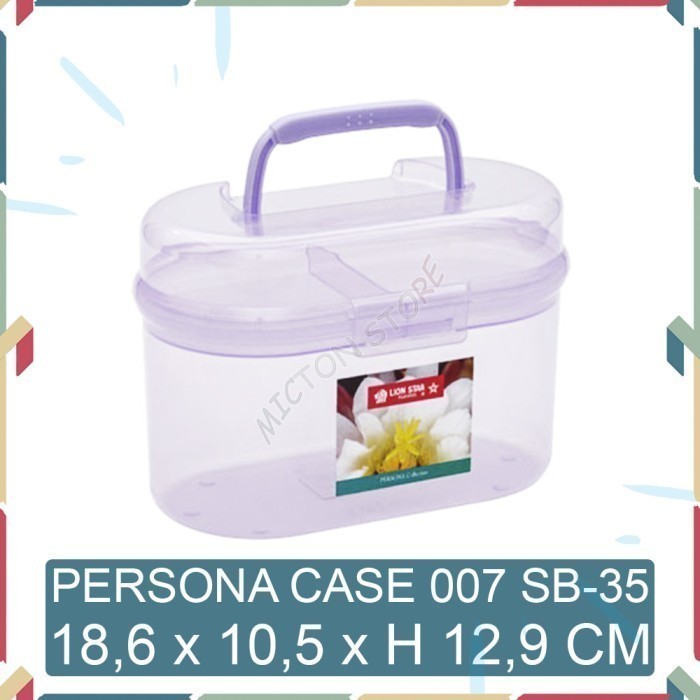BEZTON Lion Star Kotak Kosmetik Box Serbaguna Persona Case 007 SB-35 4 LionStar Plastik Berkualitas 