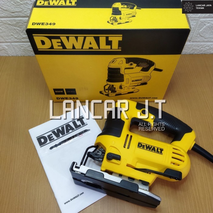 MESIN GERGAJI JIGSAW DEWALT DWE349 JIGSAW DEWALT 600 WATT MESIN POTONG