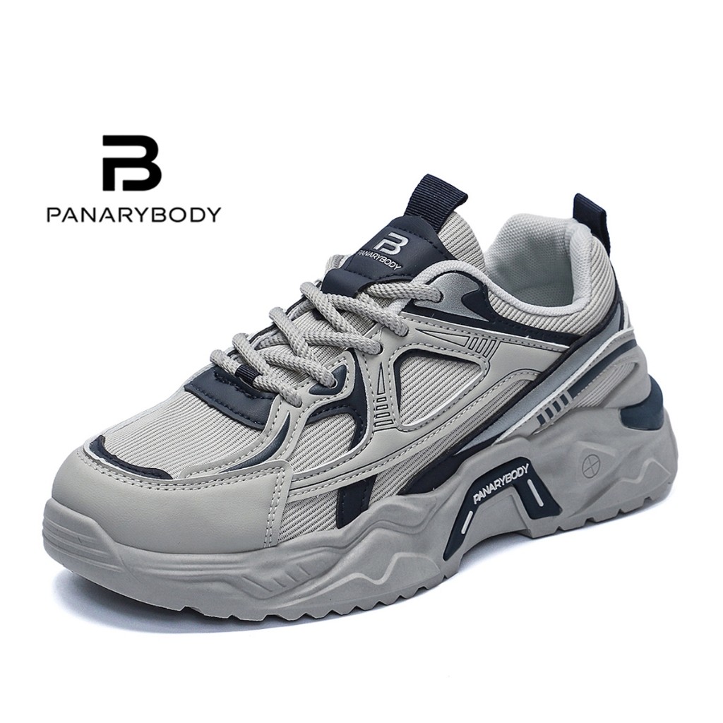 PANARYBODY Sepatu Pria Model Terbaru Motif Unik Modis Sneakers Cowok Sporty Fashion Kekinian QNC902