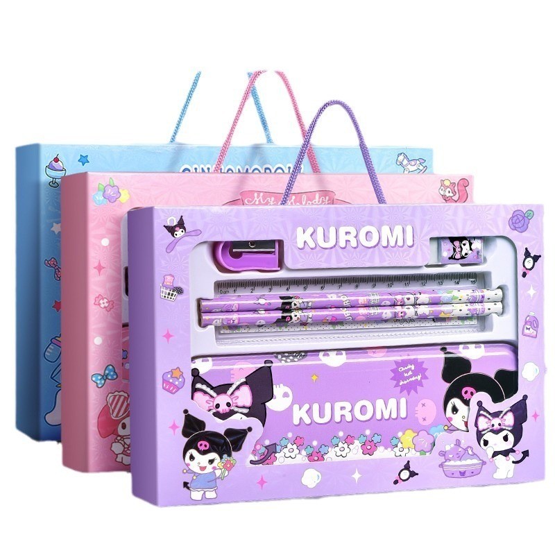 

SHENAR , KOTAK PENSIL TEMPAT PENSIL SET LENGKAP ANAK SANRIO ALAT TULIS SET ANAK KUROMI CINNAMOROLL MY MELODY / HADIAH GIFT ULANG TAHUN ANAK