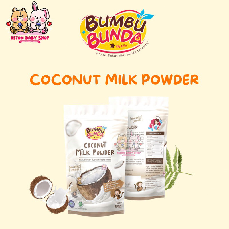 

Bumbu Bunda Elia Coconut Milk Powder Santan Mpasi Anak