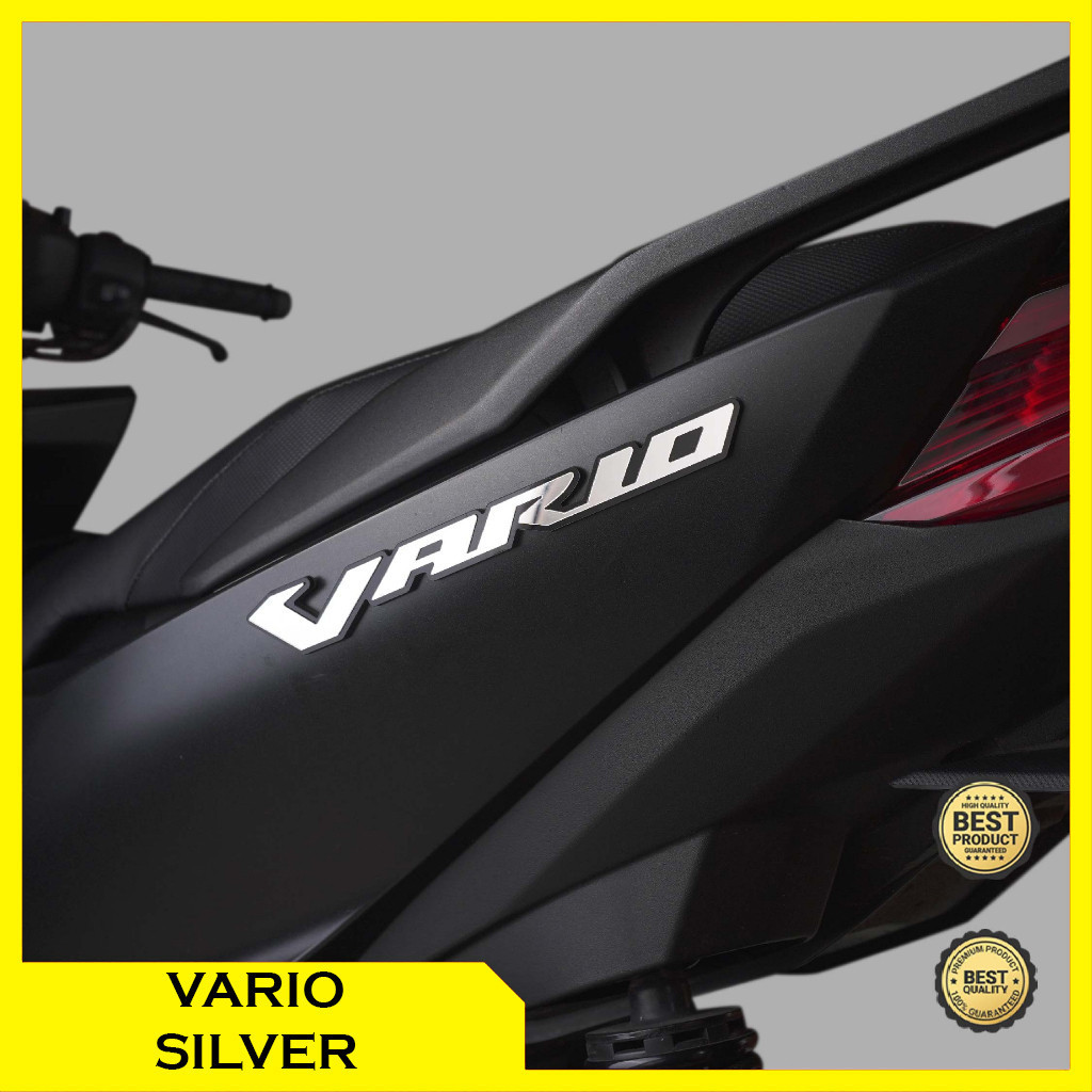 TERMURAH Emblem Vario Stiker Timbul 3D Motor VARIO Emblem Click Vario Emblem Timbul Motor Stiker Var