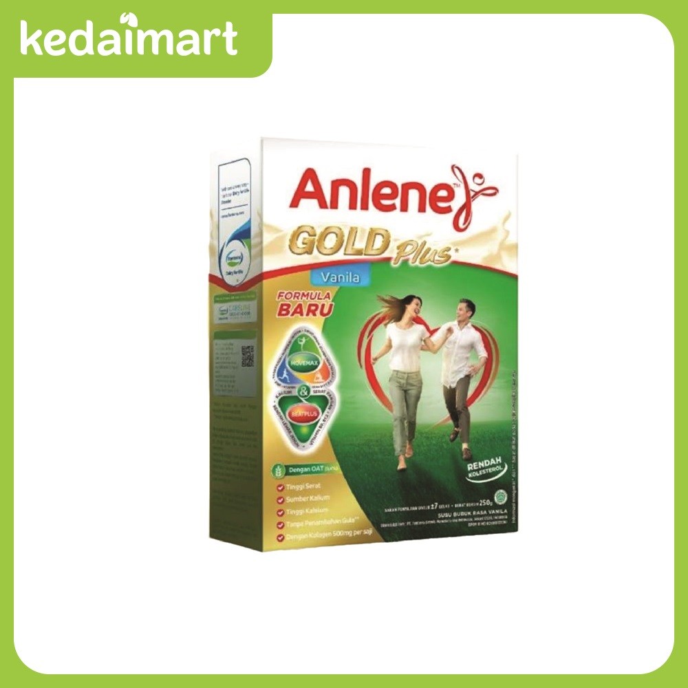 

Anlene Gold Susu Dewasa Rasa Vanilla 250 Gram