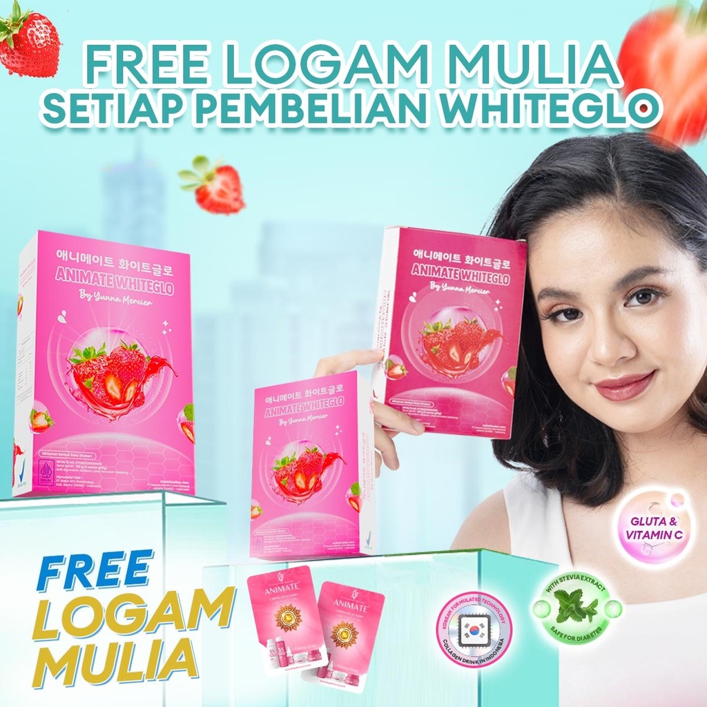 

[GET ANIMATE EXCLUSIVE MINIGOLD] Animate Whiteglo Strawberry Collagen Drink