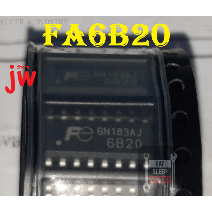 FA6B20 FA6B20N-N6-L3 FA6B20N 6B20 SOP16 SMD aneka IC Transistor dan Mosfet
