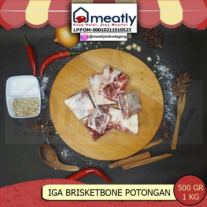 

IGA BRISKETBONE 1KG 500gr FROZEN - 500 gram