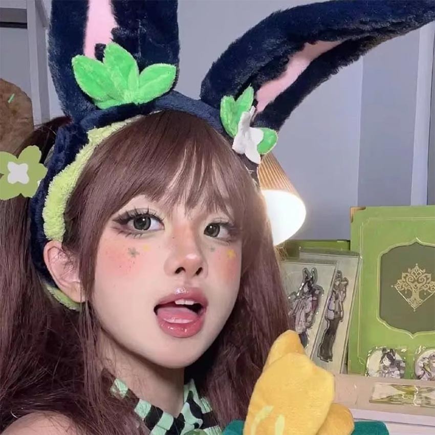 Headband Tighnari Ear Mandi Bando Tighnari Genshin Impact