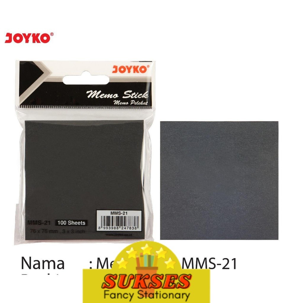 

Memo Stick Sticky Note Kertas Memo Memo Tempel Joyko Mms-21