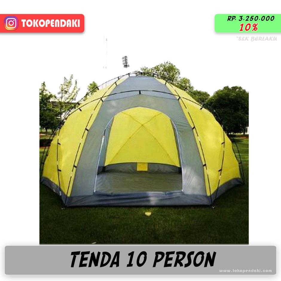 Tenda 10 Orang Kapasitas Terbesar Camping Acara Keluarga Event Hanlu