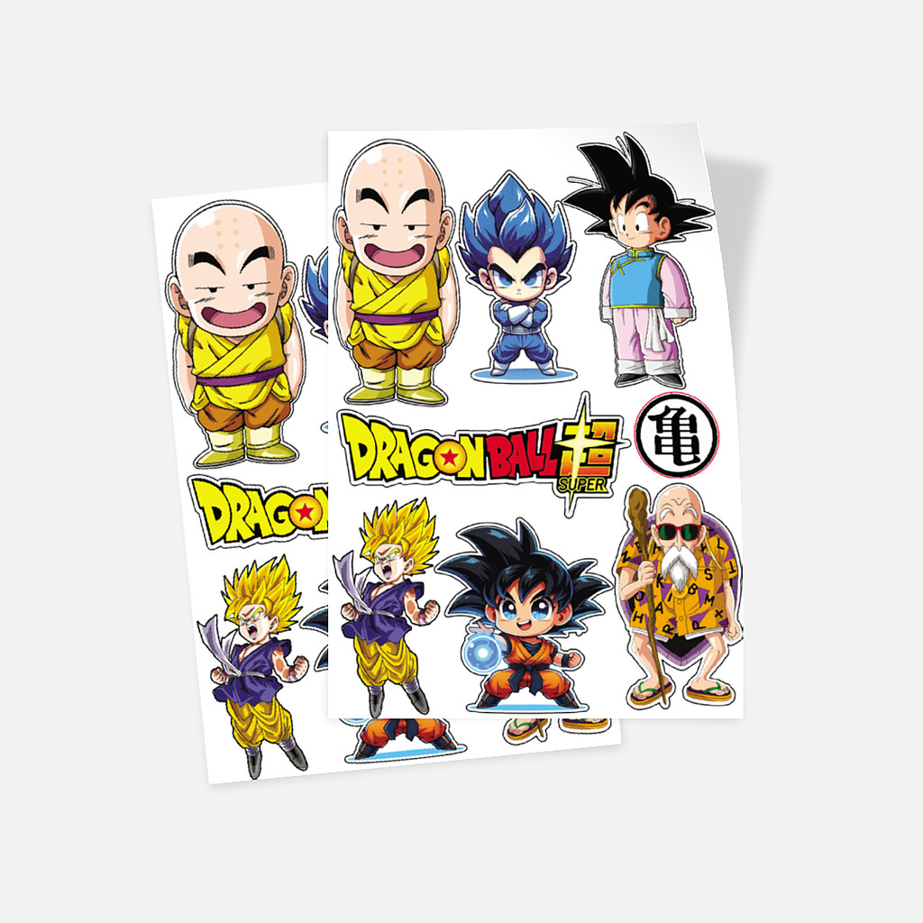 

Glossy Sticker - Set of 2 Dragon ball z