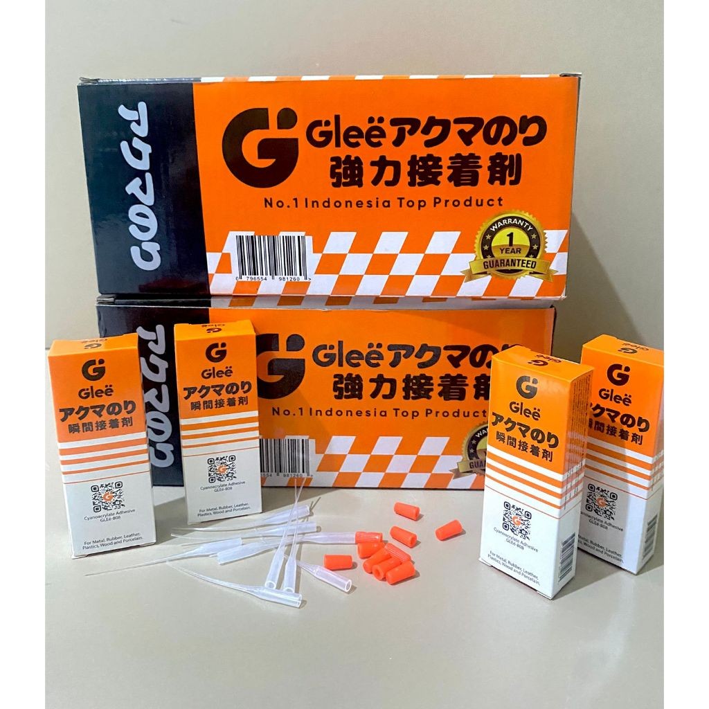 

[GLEE - 1 BOX] Lem Super - LEM GLEE - [isi 50 BOTOL]