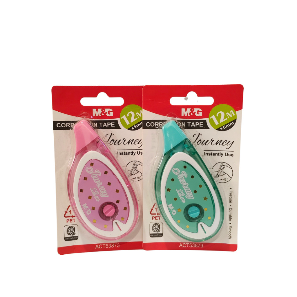 

Correction Tape M&G ACT53873 Tip Ex Kertas M&G Journey Instanly Use 12m x 5mm - SATUAN- SHABG