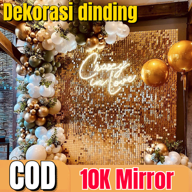 Square Sequin Tile Backdrop / Sequin Backdrop / Dekorasi Dinding / Dekorasi Pesta / Dekorasi Ulang T
