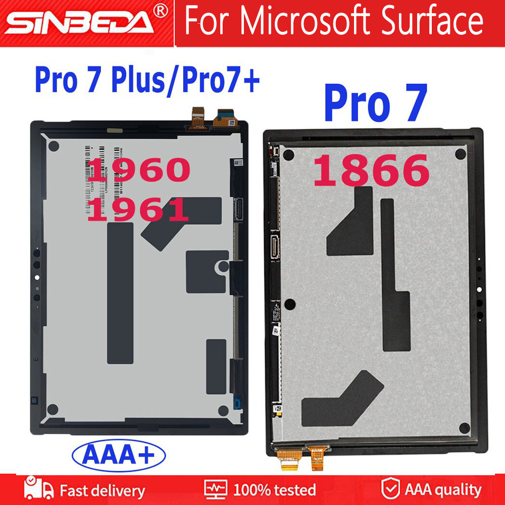 AAAA++++ 12.3"  For Microsoft Surface Pro 7 1866 Surface Pro 7 Plus 1960 1961 Pro 7+ LCD Display Tou