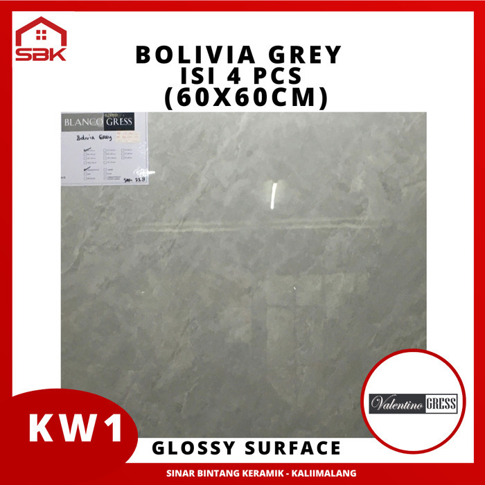 Granit Lantai 60x60 Bolivia Grey