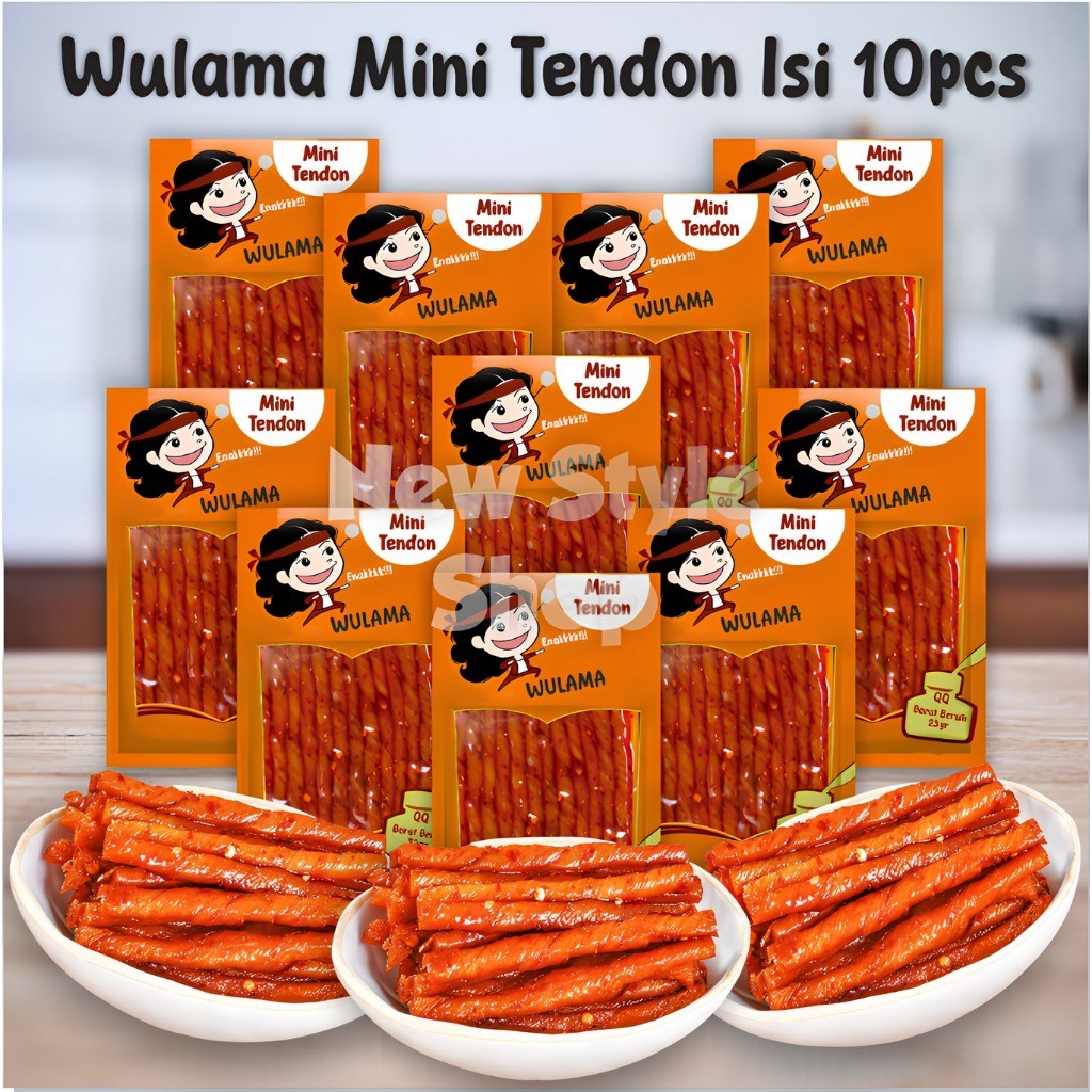 

[ HALAL ] Wulama Mini Tendon Isi 10 pcs x 25gr | Cemilan Snack Latiao Halal | Latiao Halal