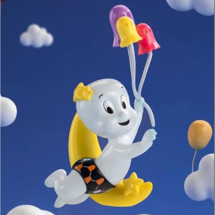 POP MART Balloon CASPER x Trevor Andrew Open Box Confirm Figure Collection Koleksi Action Figure Squ