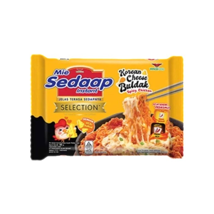 

Sedaap Mie Mie Instant Goreng Korean Cheese Buldak 86G