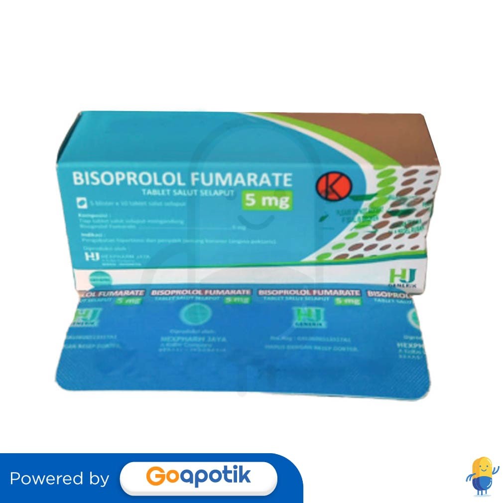 Bisoprolol Fumarate Hexpharm 5 Mg Box 50 Tablet