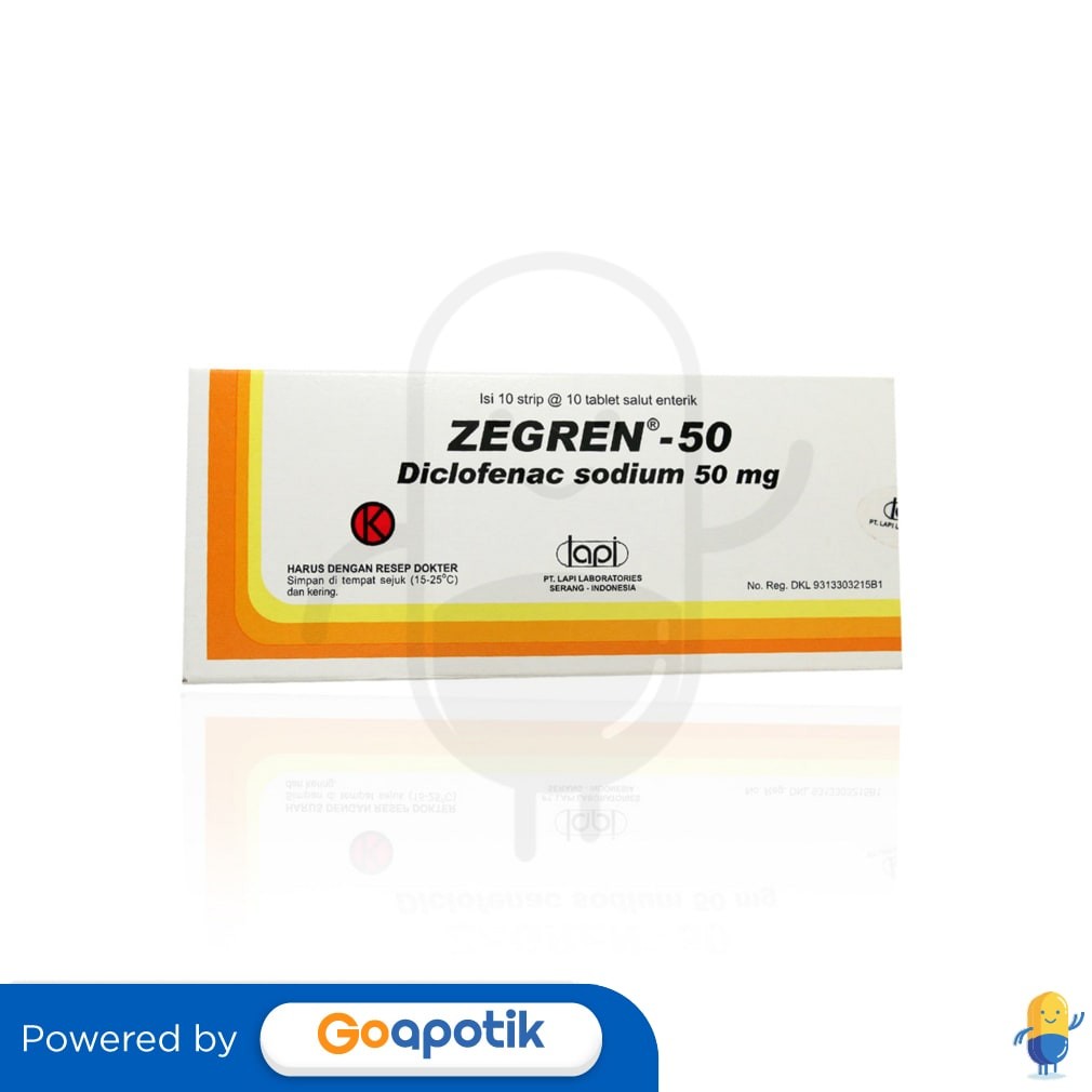 Zegren 50 Mg Box 100 Tablet