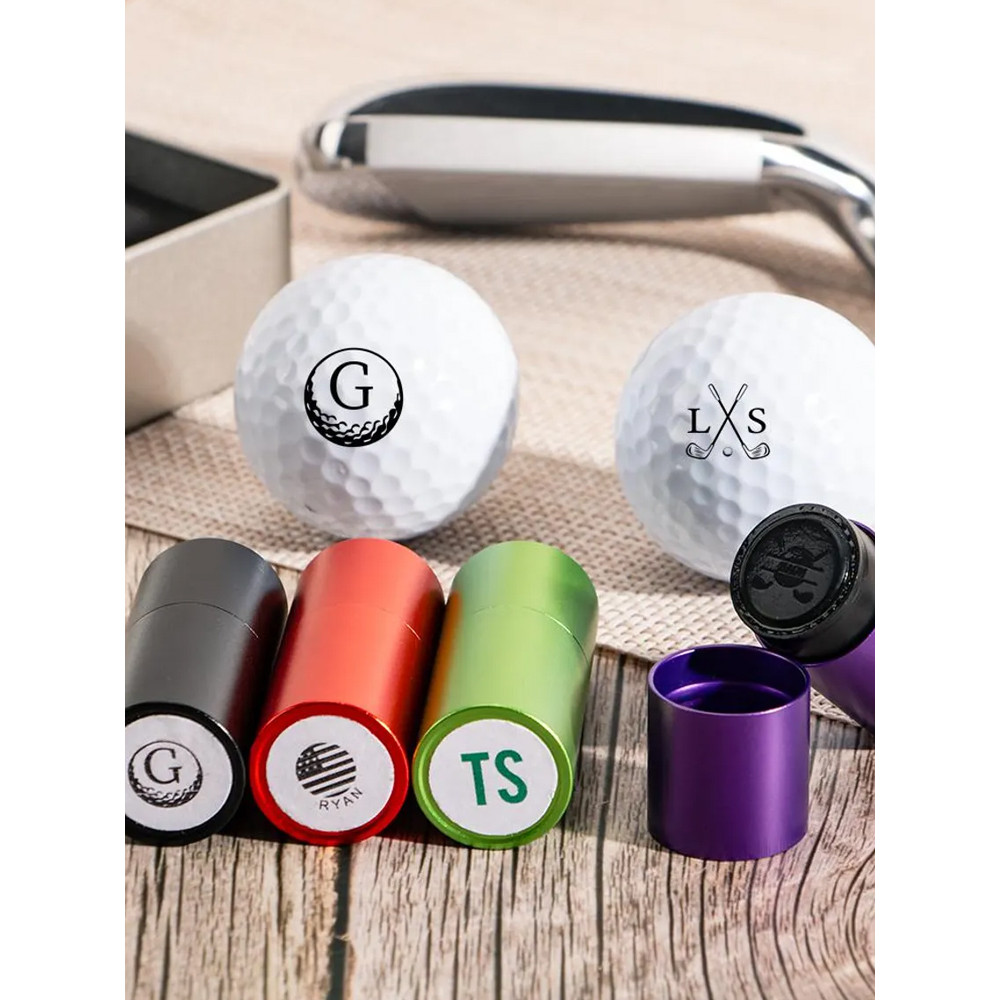 

Custom Logo Stamp Customized Golf Ball Stamp Personalized Seal Custom Gift for Golfer Family Birthday Gift For Husband Golf Ball