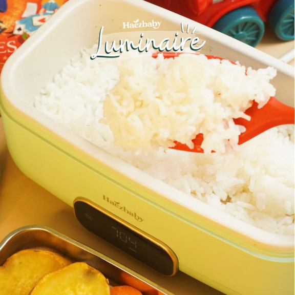 Haezbaby Luminaire Electric Lunchbox  MPASI Portable Cooker Touchscreen