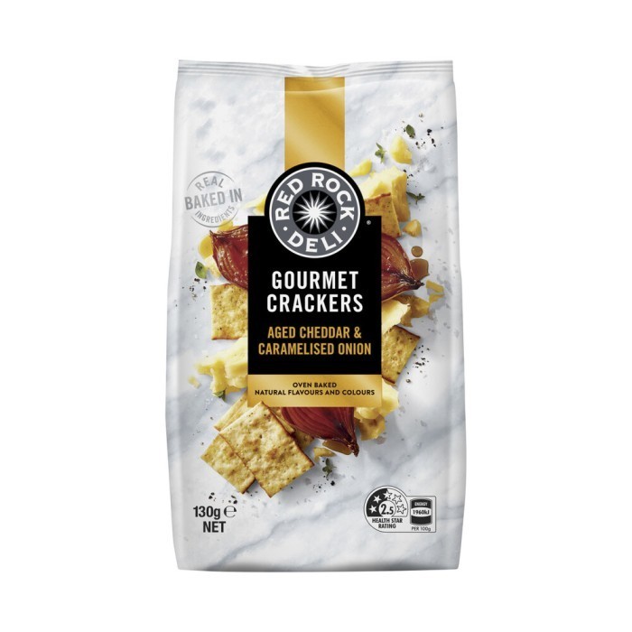 

Red Rock Deli Gourmet Crackers All Variant 130g Dari Australia