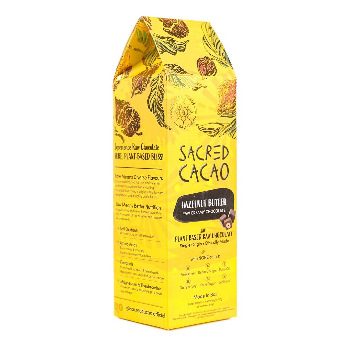 

Chocolate Coklat Sacred Cacao Hazelnut Butter Bali Raw Cacao