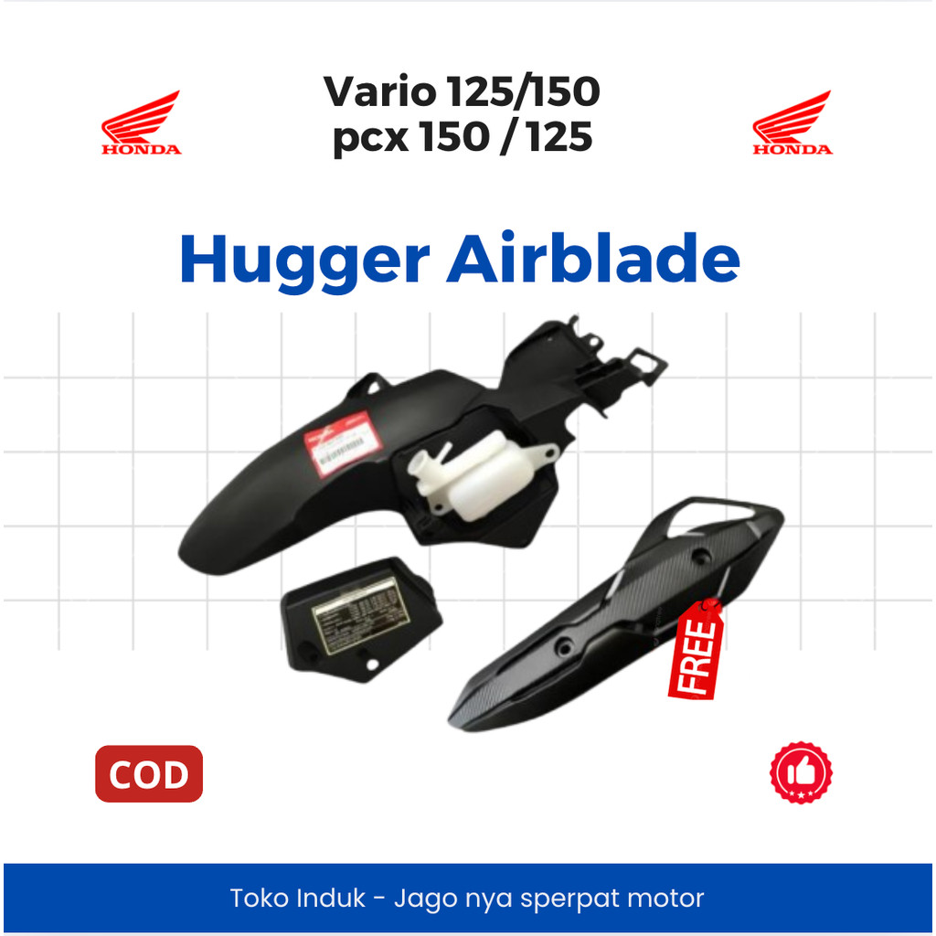 HUGGER AIRBLADE COVER AIRBLADE TAMENG AIRBLADE HUGGER AIR BLADE VARIO 125/150 SPAKBOR KOLONG VARIO