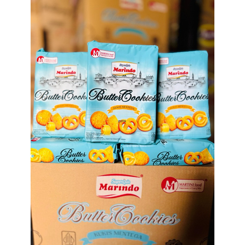 

New Marindo Butter Cookies 165gr 1Dus Isi 24 Hajatan Parcel HampersPremium