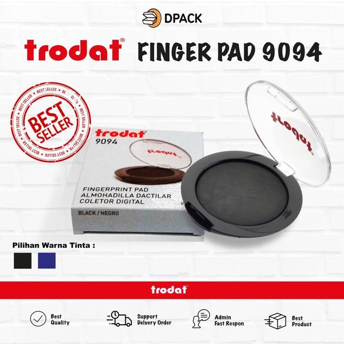 

TRODAT 9094 FINGERPRINT PAD (BLACK) - Hitam
