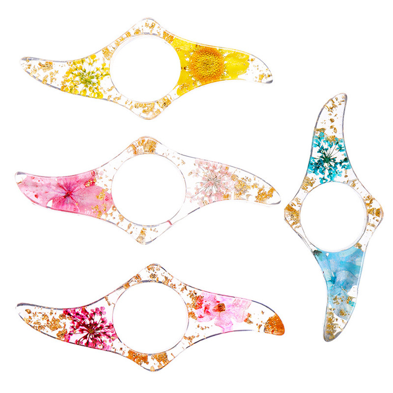 

Convenient Thumb Book Support Bookmark Creative Dried Flower Book Page Holder Reading Aid Sool Supply Accessories