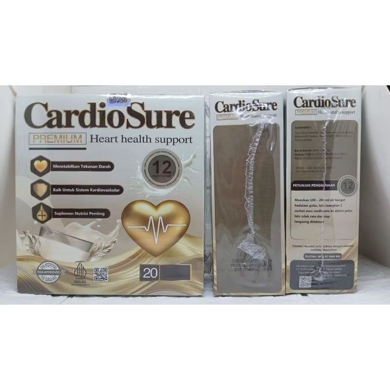 

CARDIOSURE SUSU UNTUK KESEHATAN JANTUNG MENCEGAH HIPERTENSI STRUK KOLESTEROL DAN TEKANAN DARAH TINGGI SERTA MEMPERBAIKI KESEHATAN TULANG SENDI