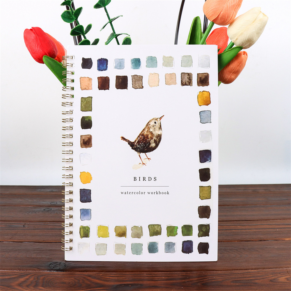 

Watercolor Workbook Water Color Painting Workbook Portable Watercolor Art Drawing Book for Adults Children Teens Beginner