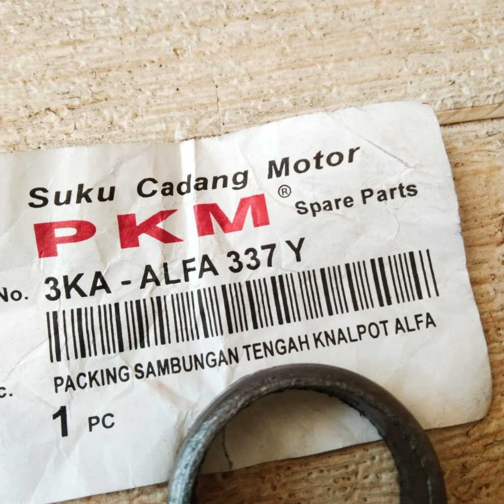 PAKING SAMBUNGAN TENGAH KNALPOT YAMAHA ALFA/COD