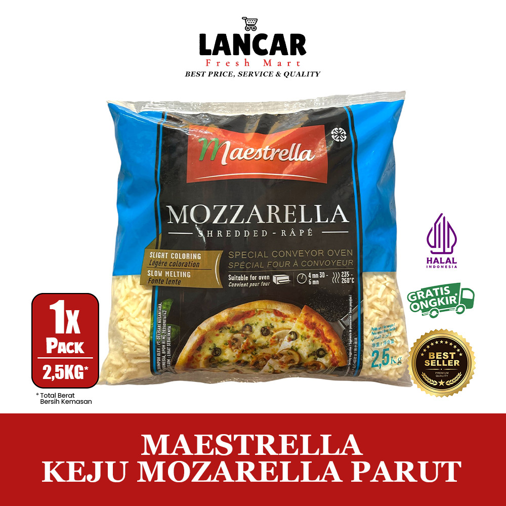 

MAESTRELLA KEJU MOZARELLA PARUT 2,5KG / MAESTRELLA KEJU PARUT 2,5KG