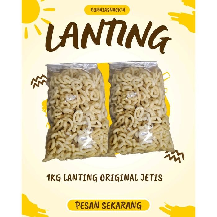 

1KG LANTING SINGKONG Snack KHAS KEBUMEN & PURWOREJO (BISA MIX 2 RASA) Kering Makanan Cemilan Food - ORI JETIS PROMO !