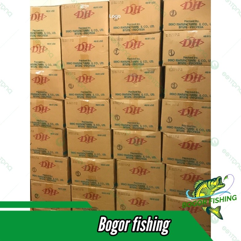 UMPAN PANCING - DEHO TUNA  Dalam KEMASAN CHUNK IN OIL - 1 DUS I(SI 48PCS) - GROSIR